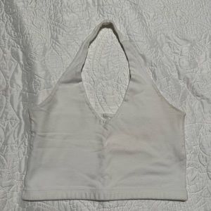 white brandy melville halter tank top